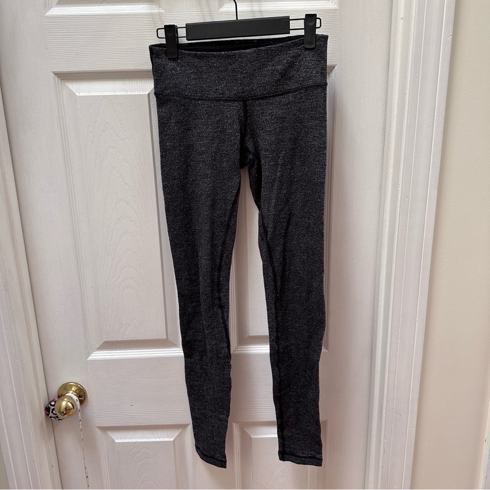 lululemon athletica Heathered Dark Gray Leggings